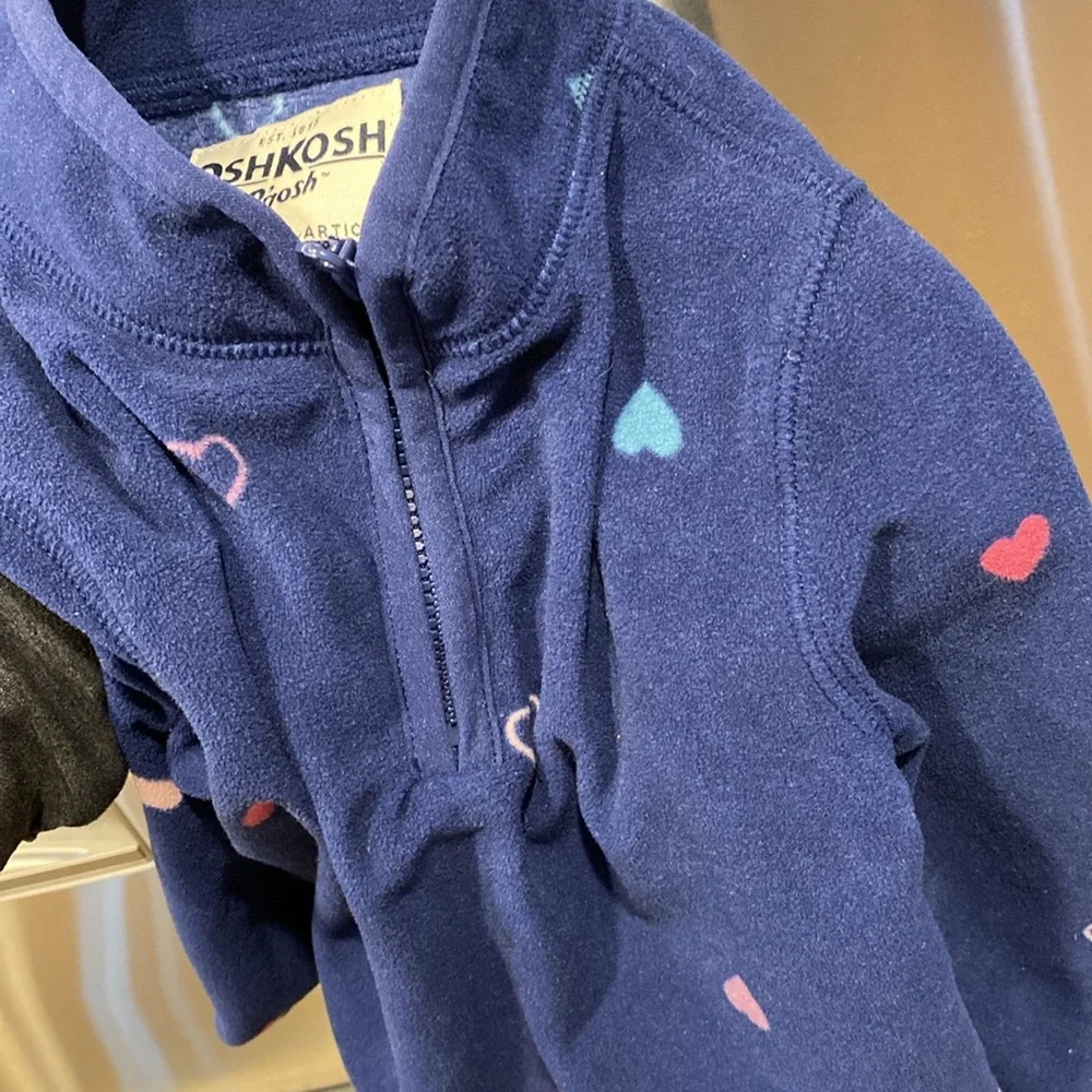 OshKosh B’gosh Pullover Fleece Partial Zip 24 Months